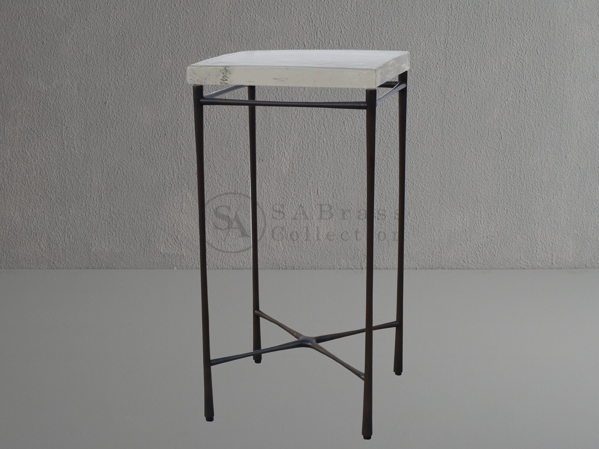 Cast Glass Side Table